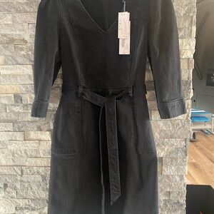 Liz Claiborne black Jean dress